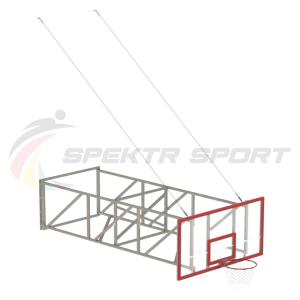Купить Ферма 2,8 м. для баскетбольного щита 1800х1050 из оргстекла в Новопавловске 