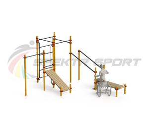 Купить Спортивный комплекс для инвалидов-колясочников WRK-D20_76mm в Новопавловске 